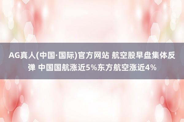 AG真人(中国·国际)官方网站 航空股早盘集体反弹 中国国航涨近5%东方航空涨近4%