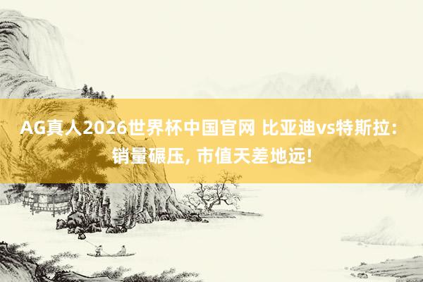 AG真人2026世界杯中国官网 比亚迪vs特斯拉: 销量碾压, 市值天差地远!